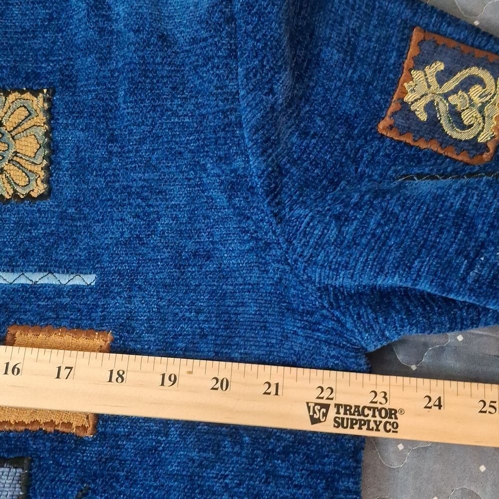 Allure Blue Knit Jacket size XL - Picture 5 of 7